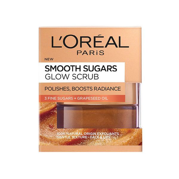 L'Oreal Paris Smooth Sugars Glow Scrub Προσώπου για Λάμψη 50ml