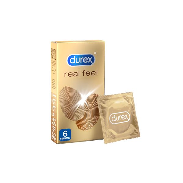 Durex Real Feel Προφυλακτικά με Φυσική Αίσθηση Δέρματος 6τμχ