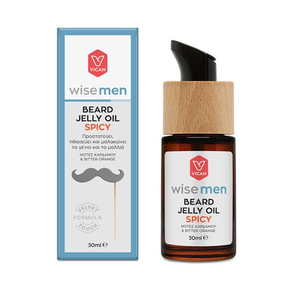 Vican Wise Men Spicy Jelly Λάδι Για Τη Γενειάδα 30ml