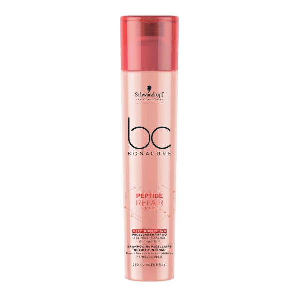 Schwarzkopf Professional BC Bonacure Peptide Repair Rescue Micellar Σαμπουάν Βαθειάς Θρέψης 250ml