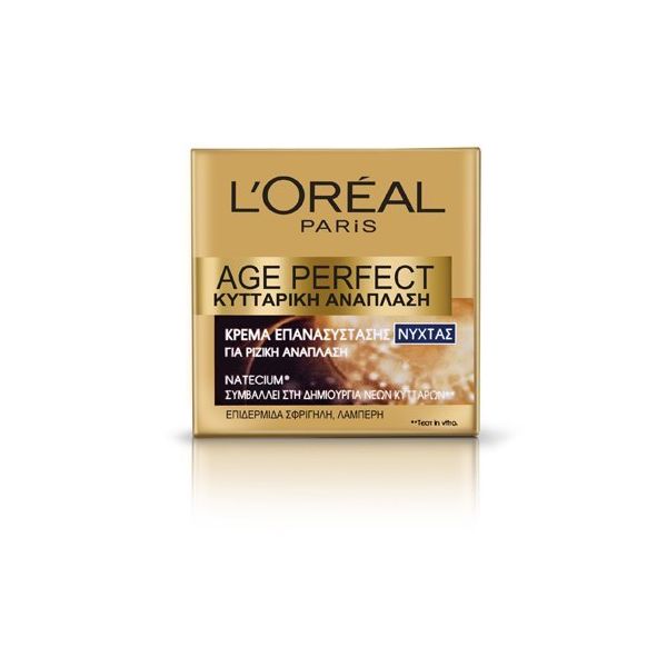 L'Oreal Paris Age Perfect Κρέμα Νυκτός Επανασύστασης & Κυτταρικής Ανάπλασης 50ml