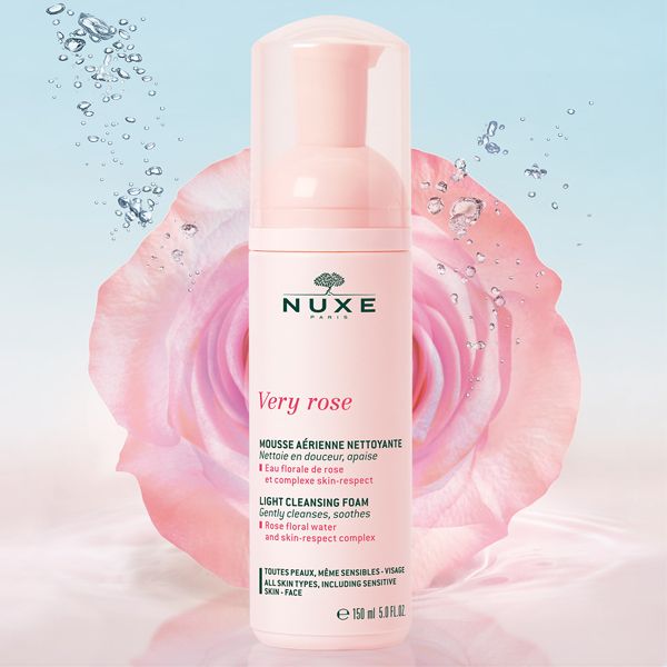 Nuxe Very Rose Light Cleansing Foam Αφρός Καθαρισμού Προσώπου 150ml