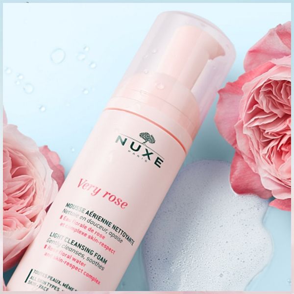 Nuxe Very Rose Light Cleansing Foam Αφρός Καθαρισμού Προσώπου 150ml