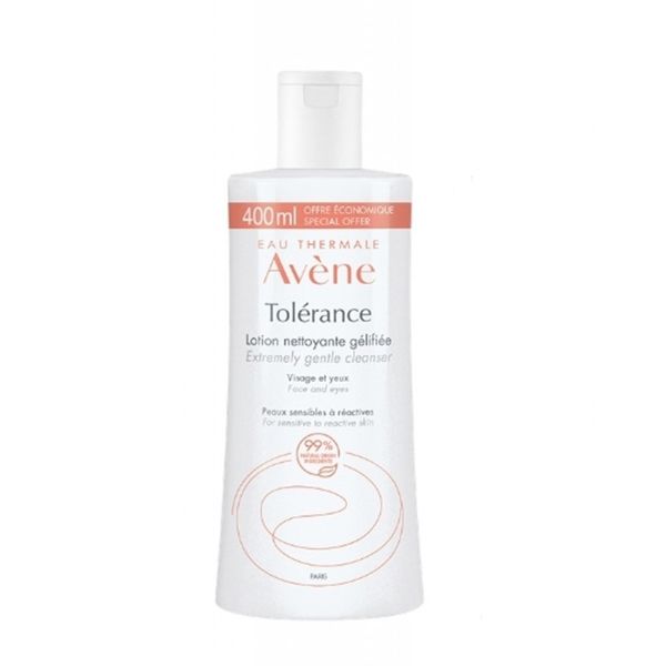 Avene Tolerance Lotion Nettoyante Gelifiee Λοσιόν Καθαρισμού Προσώπου 400ml