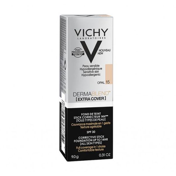 Vichy Dermablend Extra Cover Opal N15 Διορθωτικό Foundation σε Stick Spf30 9gr