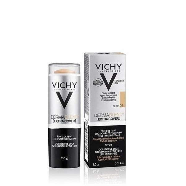 Vichy Dermablend Extra Cover Nude Spf30 Διορθωτικό Foundation σε Stick N25 9gr