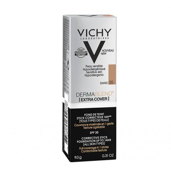 Vichy Dermablend Extra Cover Sand N35 Corrective Stick Foundation Spf30 9gr