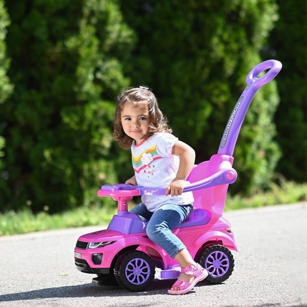 Lorelli Ride On Car "Off Road" + Handle Pink