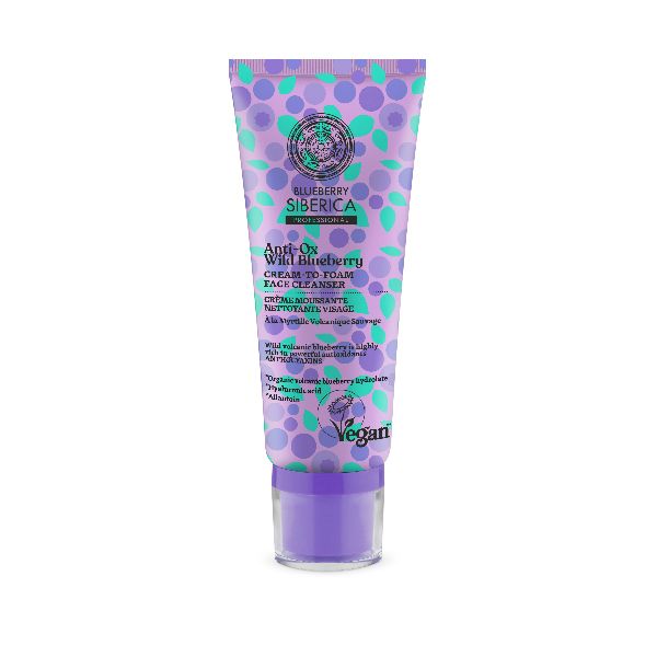 Blueberry Siberica Κρεμώδης Αφρός Καθαρισμού Προσώπου 100ml