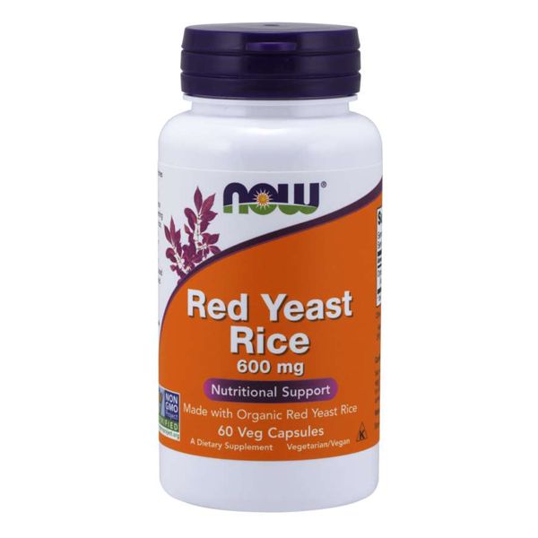 Now Red Yeast Rice Συπμλήρωμα Διατροφής για την Καρδιαγγειακή Υγεία 60 κάψουλες