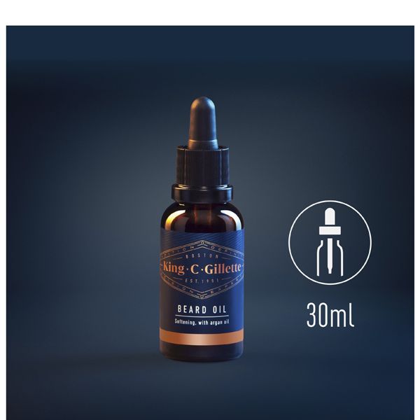 Gillette King • C • Beard Oil Έλαιο Περιποίησης για τα Γένια 30ml