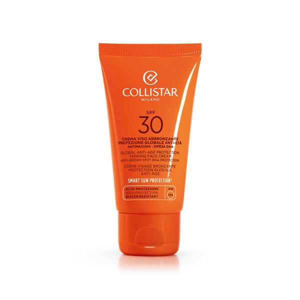 Collistar Global Anti Age Protection Tanning Αντηλιακή Κρέμα Προσώπου Spf30 Με Αντιγηραντική Δράση 50ml