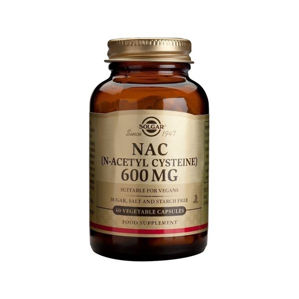 Solgar Nac N-Acetyl-L-Cysteine 600mg 60 vegicaps