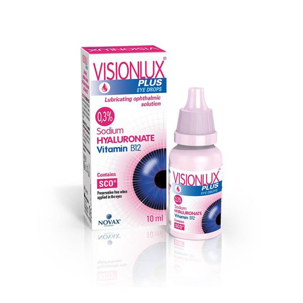 Visionlux Plus Lubricating Opthalmic Solution 0,3% Sodium Hyaluronate 10ml