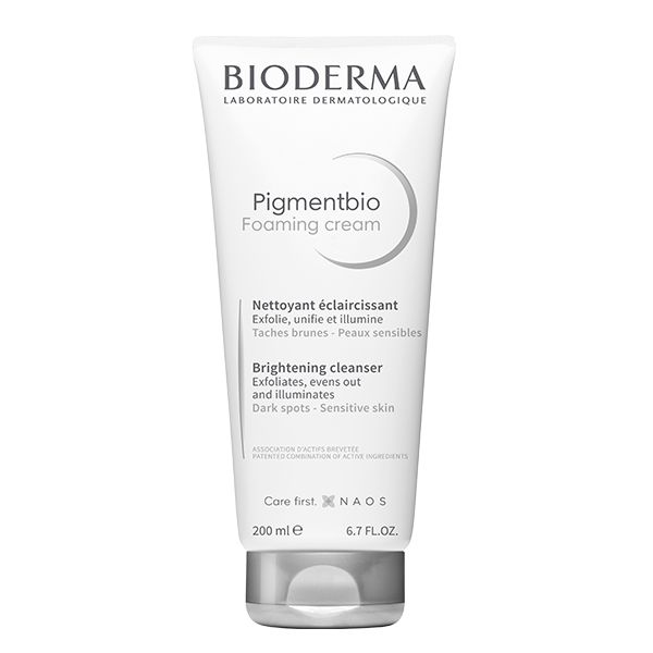 Bioderma Pigmentbio Αφρώδης Κρέμα Καθαρισμού, Απολέπισης & Μάσκα Προσώπου/Σώματος Για Άμεσα Φωτεινή Επιδερμίδα 200ml