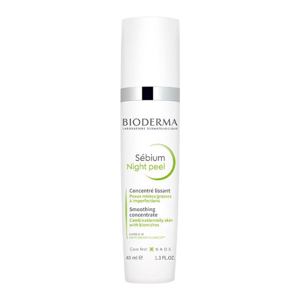 Bioderma Sebium Night Peel Ορός Απόλεπισης Νυκτός Λείανσης για Ατέλειες Μεικτό/Λιπαρό Δέρμα 40ml