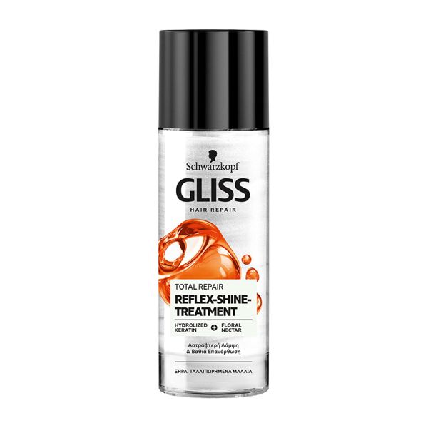 Gliss Treatment Reflex Shine Total Repair Ορός Επανόρθωσης Για Ξηρά & Ταλαιπωρημένα Μαλλιά 150ml