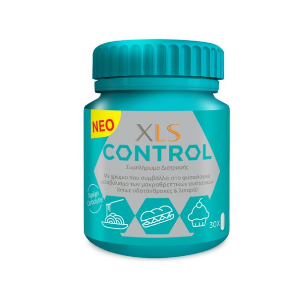 XLS Control Συμπλήρωμα Διατροφής για Αποτελεσματικό Έλεγχο του Σωματικού Βάρους 30 ταμπλέτες