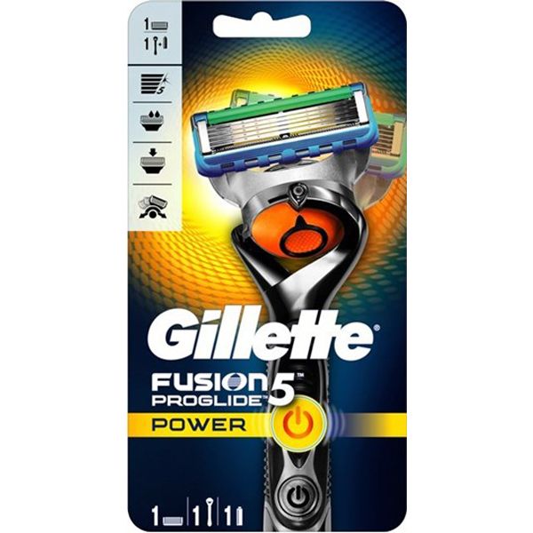 Gillette Fusion 5 Proglide Power Ξυριστική Μηχανή + 1 Ανταλλακτική Λεπίδα