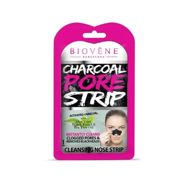 Biovene Charcoal Pore Ταινία Kαθαρισμού Μύτης με Ενεργό Άνθρακα για τα Μαύρα Στίγματα & τους Πόρους 1τμχ