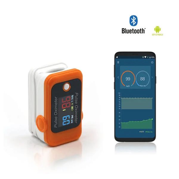 Berry Digital Fingertip Bluetooth Pulse Oximeter BM1000C Οξύμετρο Δακτύλου με Οθόνη LCD 1τμχ