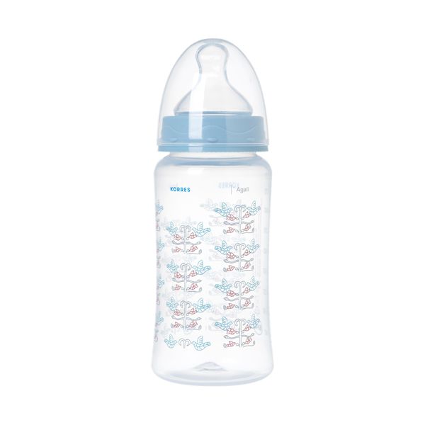 Korres Agali Baby Bottle with Silicone Teat Medium Flow 3m+ 300ml