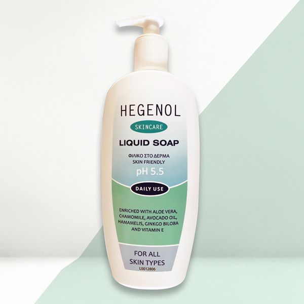Hegenol Liquid Soap  pH5.5 Αφρόλουτρο Καθημερινής Χρήσης για Όλους τους Τύπους Επιδερμίδας 500ml Hegenol Liquid Soap  pH5.5 Αφρόλουτρο Καθημερινής Χρήσης για Όλους τους Τύπους Επιδερμίδας 500ml