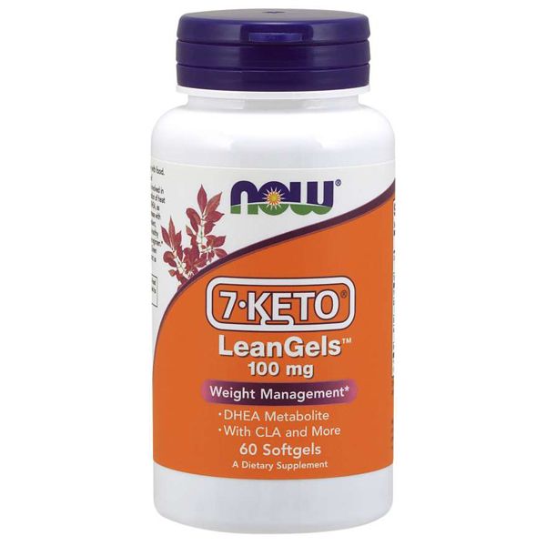 Now 7-Keto LeanGels Συμπλήρωμα Διατροφής για τη Διαχείρηση Βάρους 100mg 60 Veg Capsules