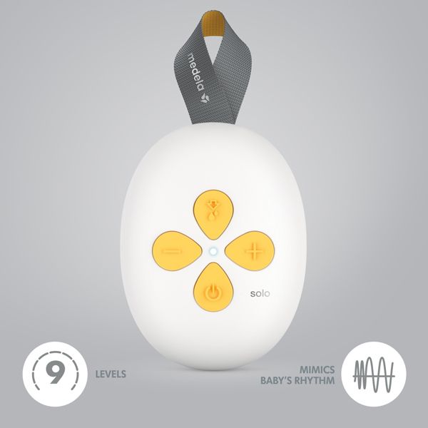 Medela Solo™ 2-Phase Expression Ηλεκτρικό Θήλαστρο Μονής Άντλησης με Επαναφορτιζόμενη Μπαταρία 1τμχ