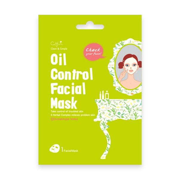 Cettua Clean & Simple Oil Control Facial Mask 1pc