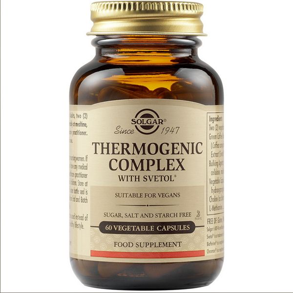 Solgar Thermogenic Complex Συμπλήρωμα Διατροφής για την Υποστήριξη του Μεταβολισμού του Σώματος 60 ταμπλέτες