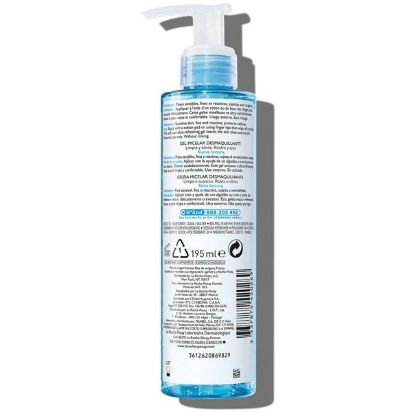 La Roche-Posay Rosaliac Micellar Make-Up Removal Gel Ντεμακιγιάζ Προσώπου για Ευαίσθητο Δέρμα 195ml