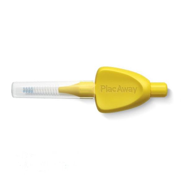 Plac Away Triple Action Μεσοδόντια Βουρτσάκια 0.7mm ISO 4 Κίτρινα 6τμχ