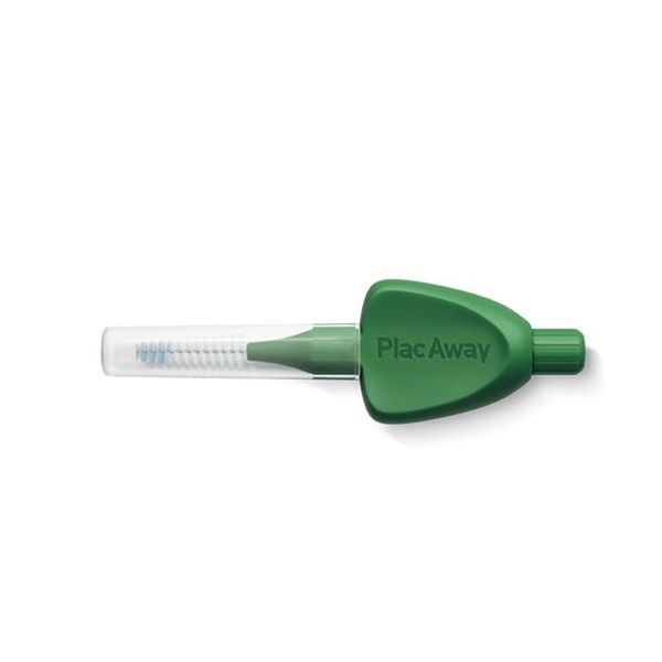 Plac Away Triple Action Μεσοδόντια Βουρτσάκια 0.8mm ISO 5 Πράσινο 6τμχ