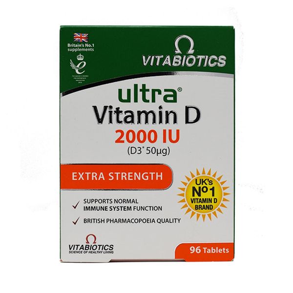Vitabiotics Ultra Vitamin D 2000IU  96tabs