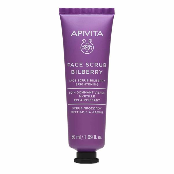 Apivita Face Scrub Bilberry Brightening 50 ml