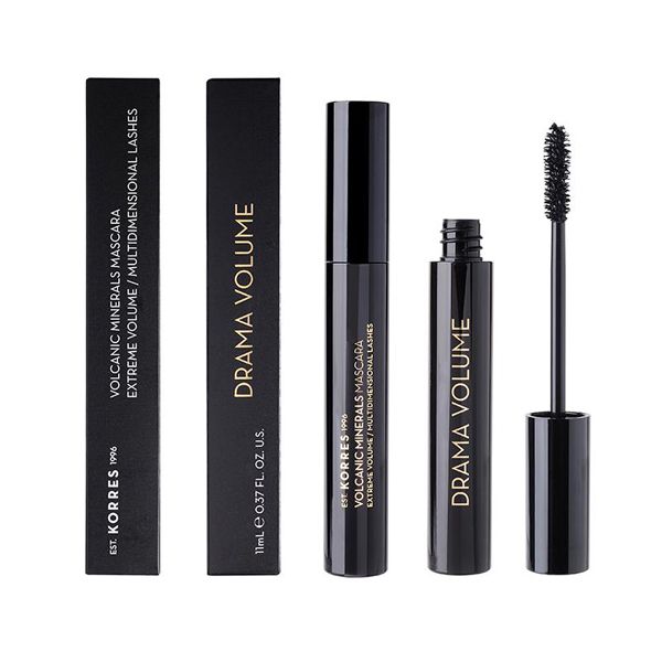 Korres The Black Smokey Set με Drama Volume Mascara 01 Μαύρο 11ml & Long Lasting Eyeliner 01 Μαύρο