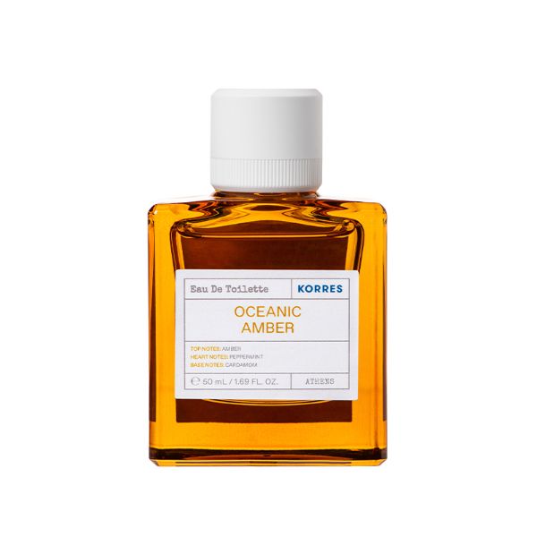 Korres The Men's Fragrance Oceanic Amber Set με Eau De Toilette για τον Άντρα 50ml & Oceanic Amber Ανδρικό Αφρόλουτρο Σώματος 250ml