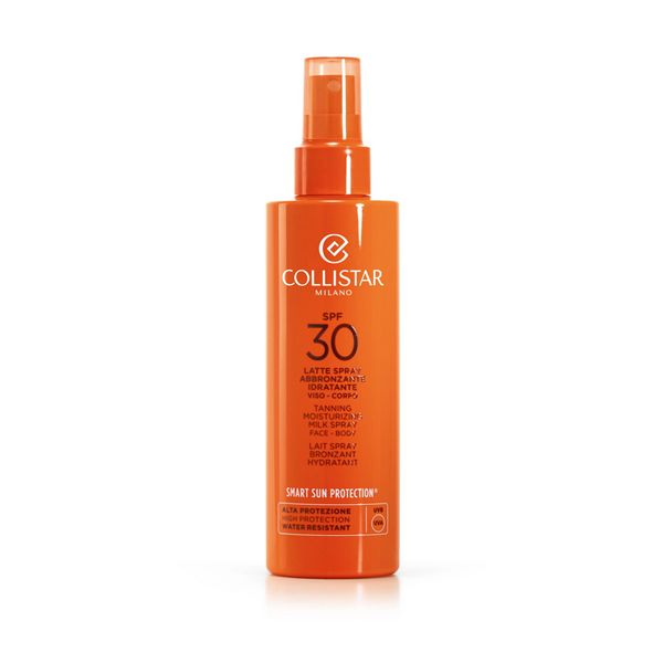 Collistar Tanning Moisturizing Milk Spray Αντηλιακό & Ενυδατικό Σπρέι Προσώπου/Σώματος Spf30 200ml