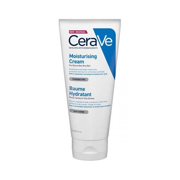 CeraVe Ενυδατική Κρέμα Προσώπου/Σώματος για Ξηρό/Πολύ Ξηρό Δέρμα 177gr