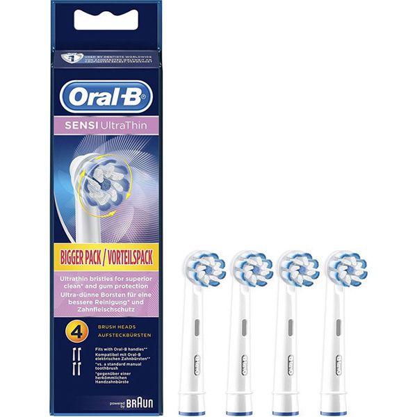 Oral-B Sensi UltraThin Electric Toothbrush Heads 4pcs