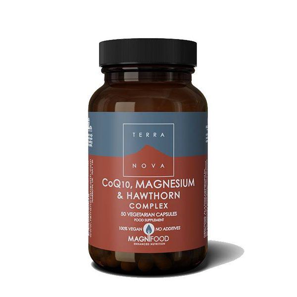 Terra Nova CoQ10 Magnesium & Hawthorn Complex 50caps