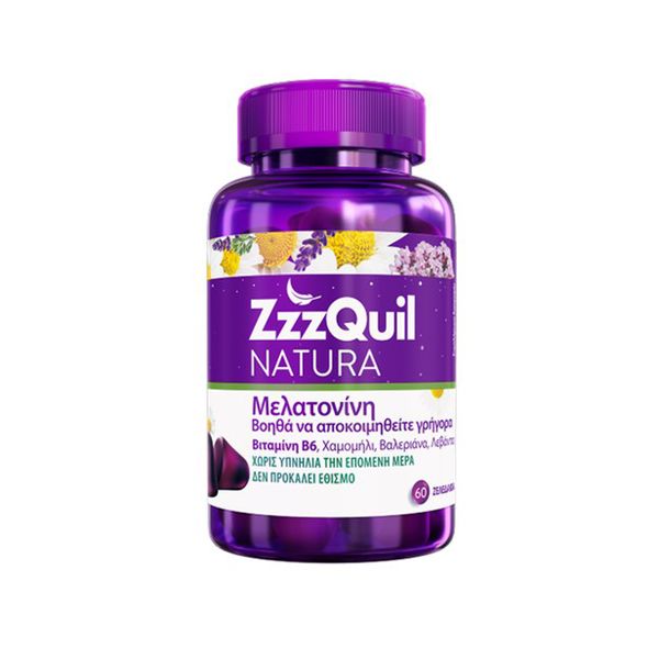 ZzzQuil Natura 60 gummies