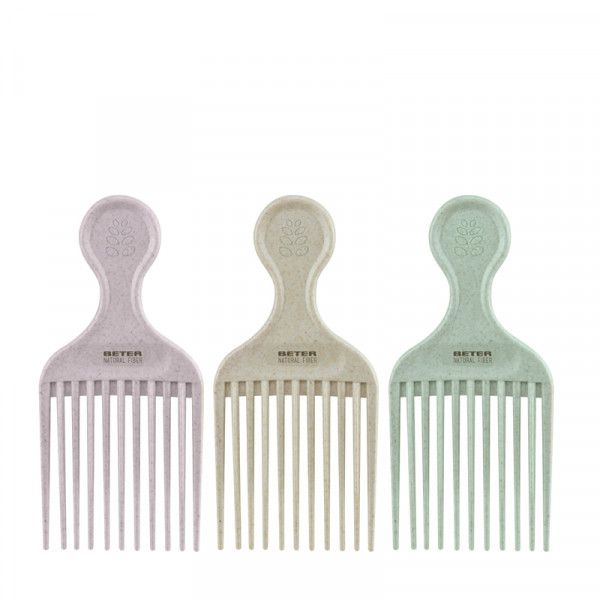 Beter Natural Fiber Afro Comb Χτένα Μαλλιών 1τμχ (Διάφορα Χρώματα)