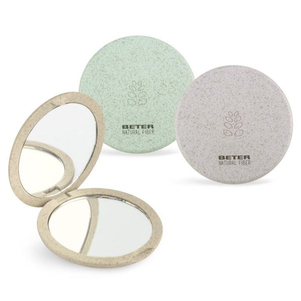 Beter Natural Fiber Double Mirror (Assorted Colors) 1pc