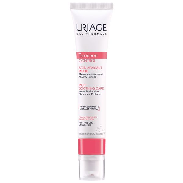 Uriage Tolederm Control Fresh Soothing Cream Ενυδατική & Καταπραϋντική Κρέμα Πλούσιας Υφής για το Ευαίσθητο & Yπερ-Aντιδραστικό Δέρμα 40ml