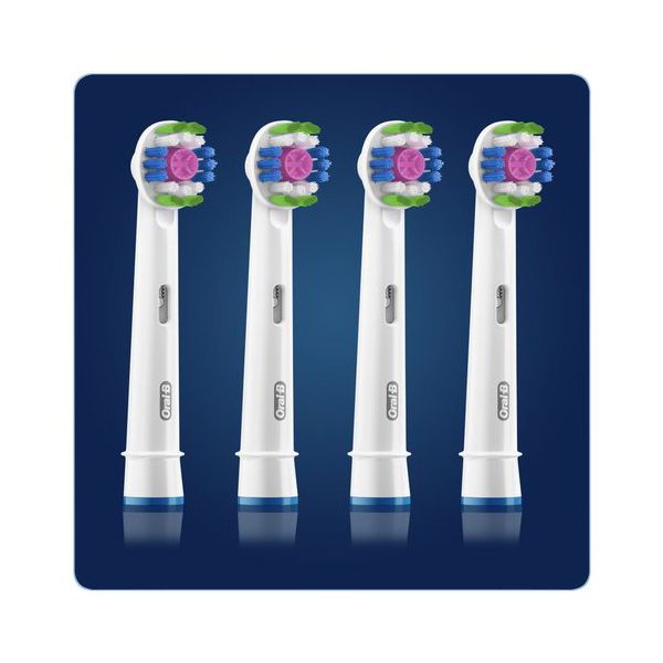 Oral-B 3D White Clean Maximiser Ανταλλακτικά Ηλεκτρικής Οδοντόβουρτσας 4τμχ