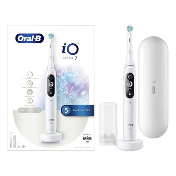 Oral-B iO Series 8 Magnetic White Alabaster Hλεκτρική Επαναφορτιζόμενη Οδοντόβουρτσα 1τμχ