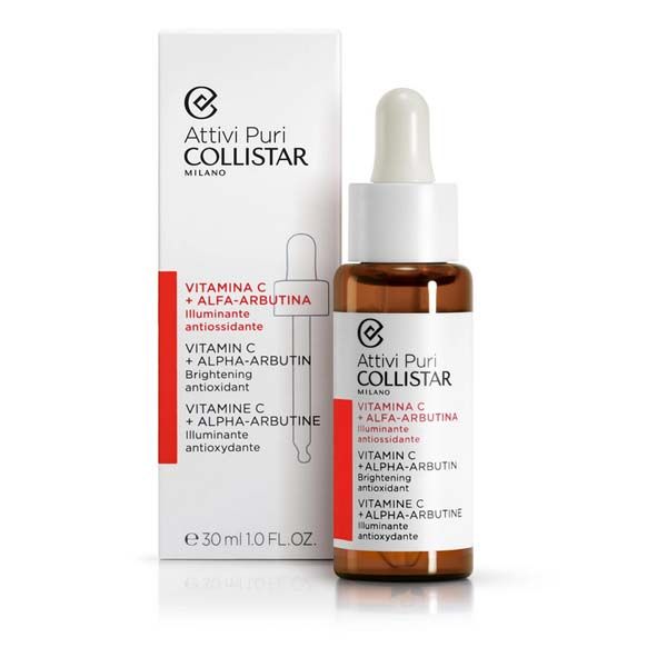 Collistar Attivi Puri Vitamin C + Alpha-Arbutin Αντιοξειδωτικός Ορός Προσώπου για Λάμψη 30ml