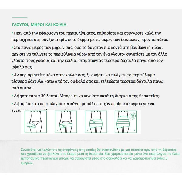 Collistar Body Reshaping Draining Wraps για Aναδιαμόρφωση & Aποστράγγιση 2x100 ml